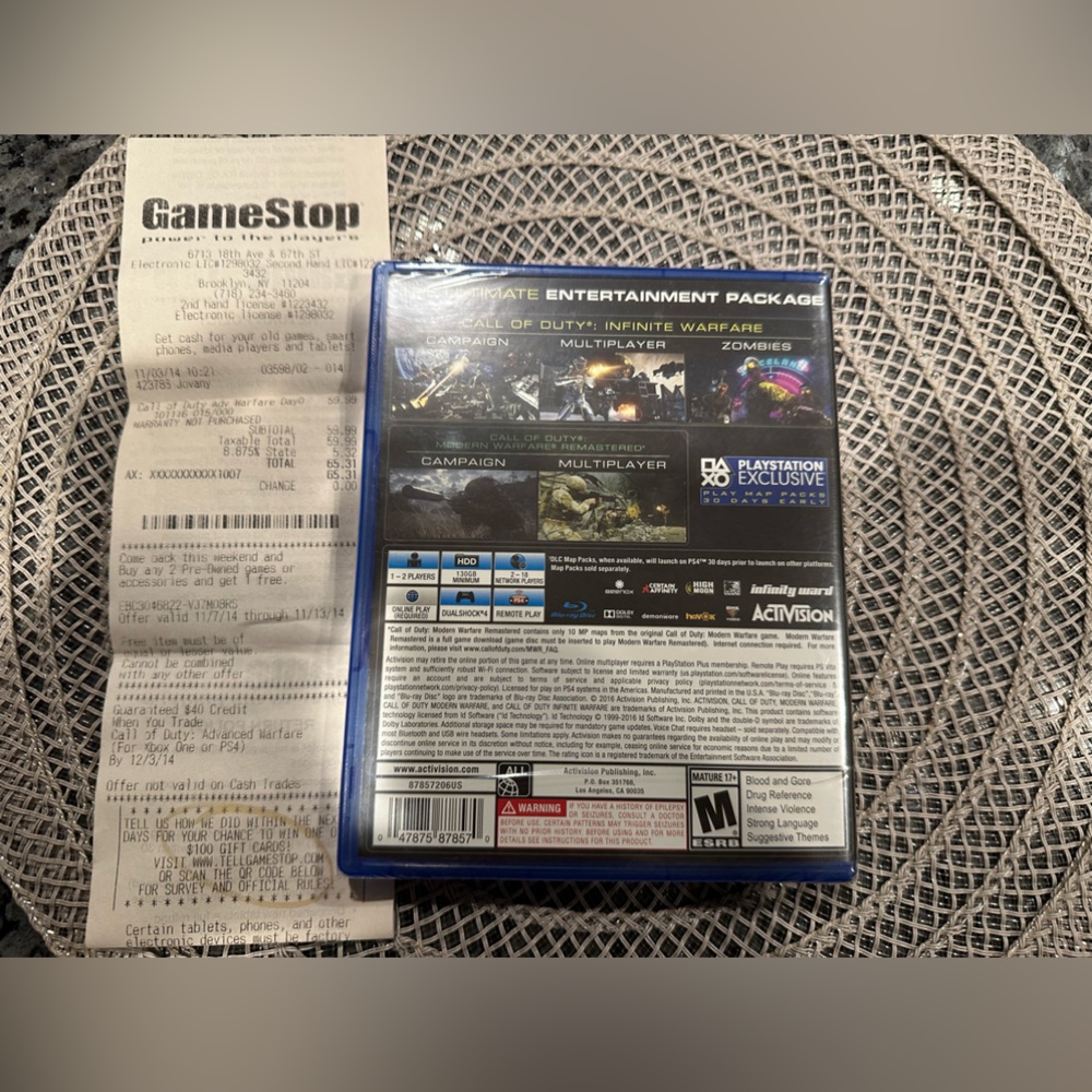 Playstation 4 game unopened - Picture 2 of 2